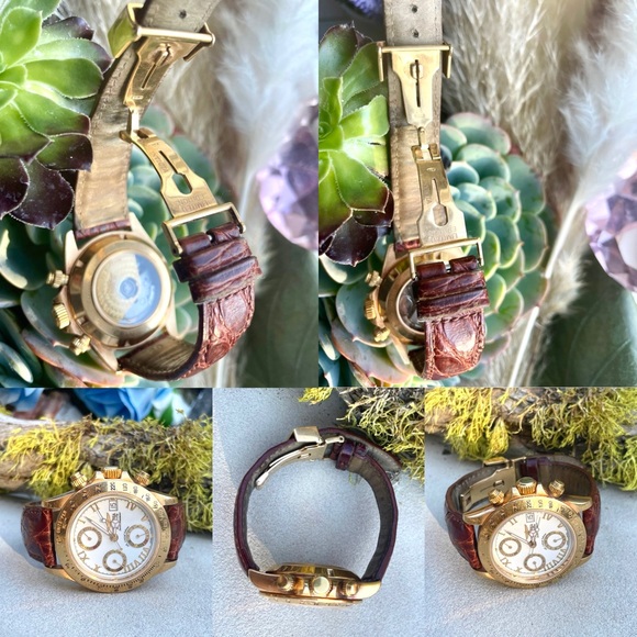 18K Solid Gold 7750 Invicta Automatic Swiss Chronometer Limited Edition Watch - Picture 14 of 14